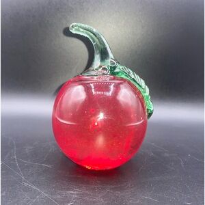 Kerry Zimmerman Art glass apple